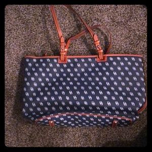 New Dooney and Bourke Navy Shoulder Bag